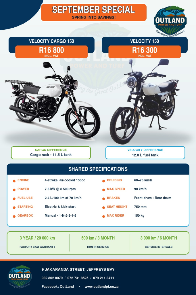 September Special - Velocity Cargo 150